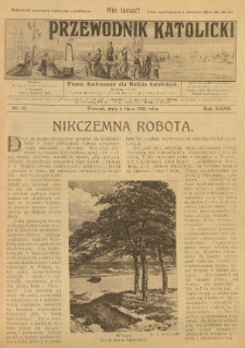 Przewodnik Katolicki. 1922 R.28 nr27