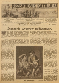 Przewodnik Katolicki. 1922 R.28 nr38
