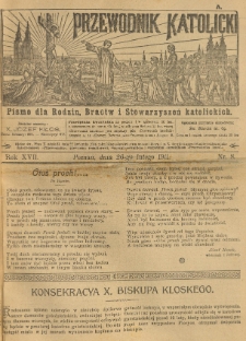 Przewodnik Katolicki. 1911 R.17 nr8