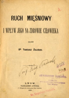 Ruch mięśniowy i wpływ jego na zdrowie człowieka