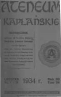Ateneum Kapłańskie. 1934 R.20 T.34 z.4