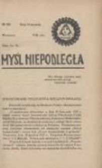 Myśl Niepodległa 1928 Nr900