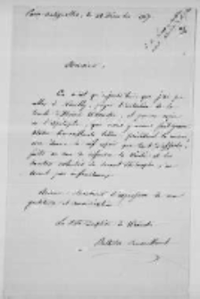 Bathilde Conseillant do pana Lecoq de Boibodieu. List z 28 XII 1869 roku