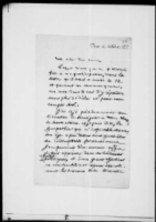 Władysław Zamoyski do Leonarda Niedźwieckiego. List z 14 II 1852 roku