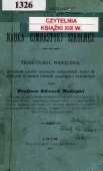 Nauka gimnastyki szkolnej: teoretyczny podręcznik dla uczni&oacute;w i uczennic seminary&oacute;w nauczycielskich tudzież dla nauczycieli w szkołach ludowych pospolitych i wydziałowych