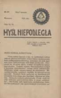 Myśl Niepodległa 1928 Nr899