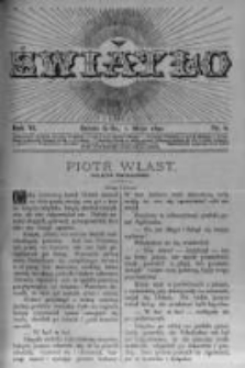 Światło. Pismo Ludowe Ilustrowane Poświęcone Nauce i Rozrywce. 1892 R.6 nr9