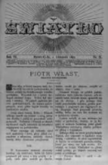 Światło. Pismo Ludowe Ilustrowane Poświęcone Nauce i Rozrywce. 1892 R.6 nr21