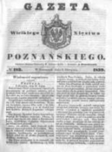 Gazeta Wielkiego Xięstwa Poznańskiego 1839.08.08 Nr183