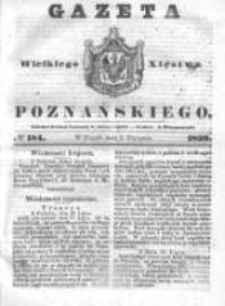 Gazeta Wielkiego Xięstwa Poznańskiego 1839.08.09 Nr184