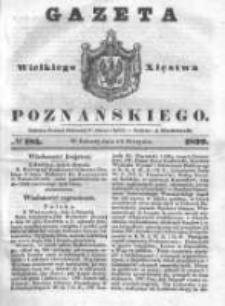 Gazeta Wielkiego Xięstwa Poznańskiego 1839.08.10 Nr185