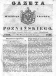 Gazeta Wielkiego Xięstwa Poznańskiego 1839.08.13 Nr187