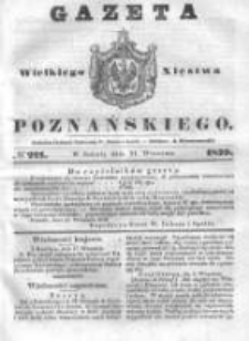 Gazeta Wielkiego Xięstwa Poznańskiego 1839.09.21 Nr221
