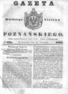 Gazeta Wielkiego Xięstwa Poznańskiego 1839.09.26 Nr225