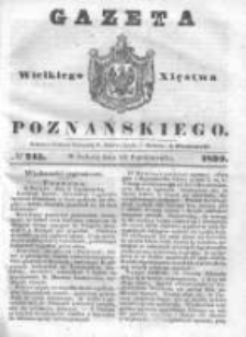Gazeta Wielkiego Xięstwa Poznańskiego 1839.10.19 Nr245