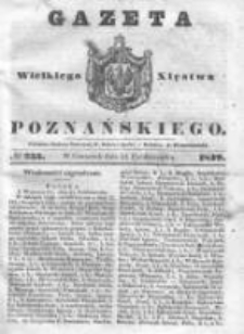 Gazeta Wielkiego Xięstwa Poznańskiego 1839.10.31 Nr255
