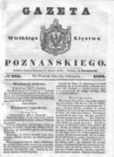 Gazeta Wielkiego Xięstwa Poznańskiego 1839.11.12 Nr265