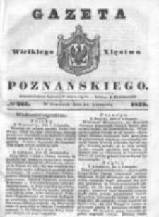 Gazeta Wielkiego Xięstwa Poznańskiego 1839.11.14 Nr267