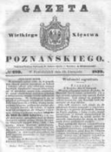 Gazeta Wielkiego Xięstwa Poznańskiego 1839.11.18 Nr270