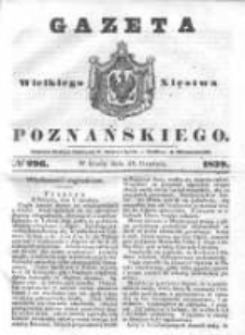 Gazeta Wielkiego Xięstwa Poznańskiego 1839.12.18 Nr296