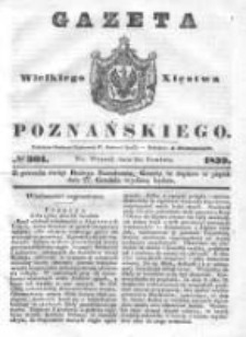 Gazeta Wielkiego Xięstwa Poznańskiego 1839.12.24 Nr301