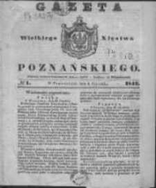 Gazeta Wielkiego Xięstwa Poznańskiego 1842.01.03 Nr1