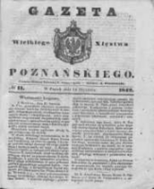 Gazeta Wielkiego Xięstwa Poznańskiego 1842.01.14 Nr11