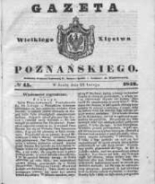 Gazeta Wielkiego Xięstwa Poznańskiego 1842.02.23 Nr45