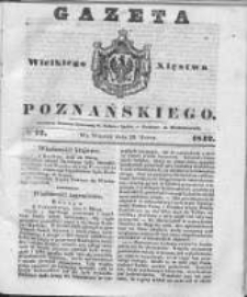 Gazeta Wielkiego Xięstwa Poznańskiego 1842.03.29 Nr72