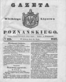 Gazeta Wielkiego Xięstwa Poznańskiego 1842.05.21 Nr115