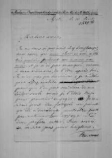 Jeanne z domu Serres Conseillant do Józefa Marii Hoene-Wrońskiego. Listy z 1851 roku