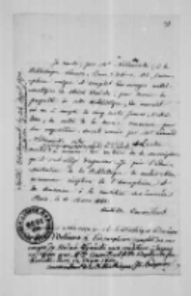 Biblioteka Polska w Paryżu i odpowiedź J. C. Ordyńca z 1860 roku.