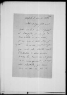 Fran&ccedil;ois Camille Antoine Durutte do Bathilde Conseillant. Listy z lat 1855-1880
