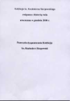 Kolekcja ks. Kazimierza Sierpowskiego związana z historią rodu Sierpowskich
