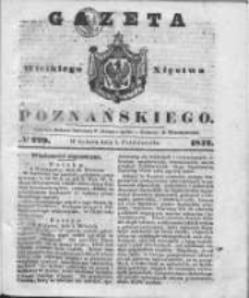 Gazeta Wielkiego Xięstwa Poznańskiego 1842.10.01 Nr229