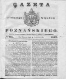 Gazeta Wielkiego Xięstwa Poznańskiego 1842.10.04 Nr231