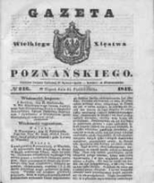 Gazeta Wielkiego Xięstwa Poznańskiego 1842.10.21 Nr246