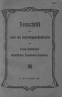 Festschrift zur Feier des 100jaehrigen Bestehens des Posen-Rawitscher Koeniglichen Schullehrer-Seminars 17 bis 19 Oktober 1904