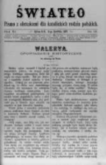 Światło. Pismo z Obrazkami dla Katolickich Rodzin Polskich. 1897 R.11 nr15
