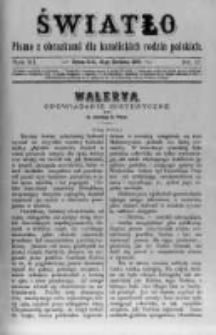 Światło. Pismo z Obrazkami dla Katolickich Rodzin Polskich. 1897 R.11 nr17