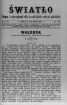 Światło. Pismo z Obrazkami dla Katolickich Rodzin Polskich. 1897 R.11 nr23