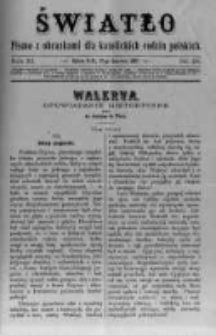 Światło. Pismo z Obrazkami dla Katolickich Rodzin Polskich. 1897 R.11 nr24
