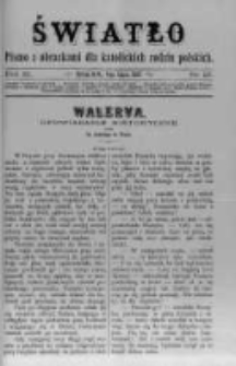 Światło. Pismo z Obrazkami dla Katolickich Rodzin Polskich. 1897 R.11 nr27