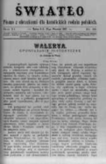 Światło. Pismo z Obrazkami dla Katolickich Rodzin Polskich. 1897 R.11 nr38