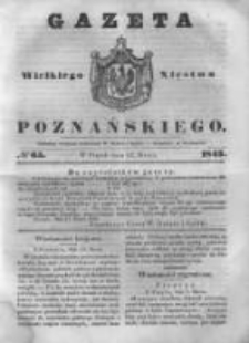 Gazeta Wielkiego Xięstwa Poznańskiego 1843.03.17 Nr65
