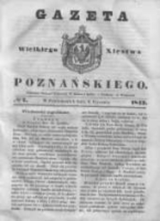Gazeta Wielkiego Xięstwa Poznańskiego 1843.01.09 Nr7