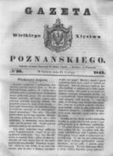 Gazeta Wielkiego Xięstwa Poznańskiego 1843.02.11 Nr36