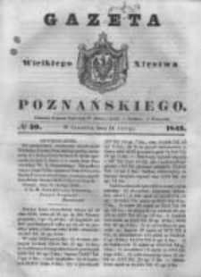 Gazeta Wielkiego Xięstwa Poznańskiego 1843.02.16 Nr40