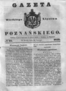 Gazeta Wielkiego Xięstwa Poznańskiego 1843.02.22 Nr45