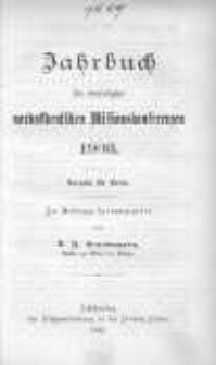 Jahrbuch der vereinigten nordostdeutschen Missionskonferenzen 1903